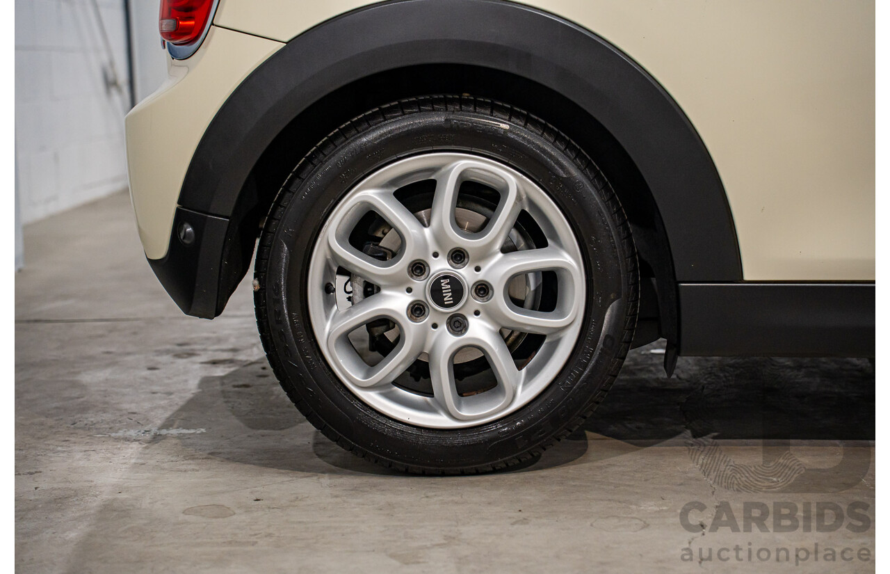 9/2015 Mini Cooper F56 3d Hatchback Pepper White/Midnight Black Turbo 1.5L
