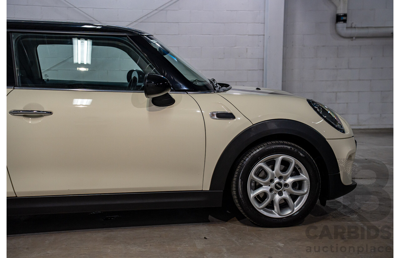 9/2015 Mini Cooper F56 3d Hatchback Pepper White/Midnight Black Turbo 1.5L