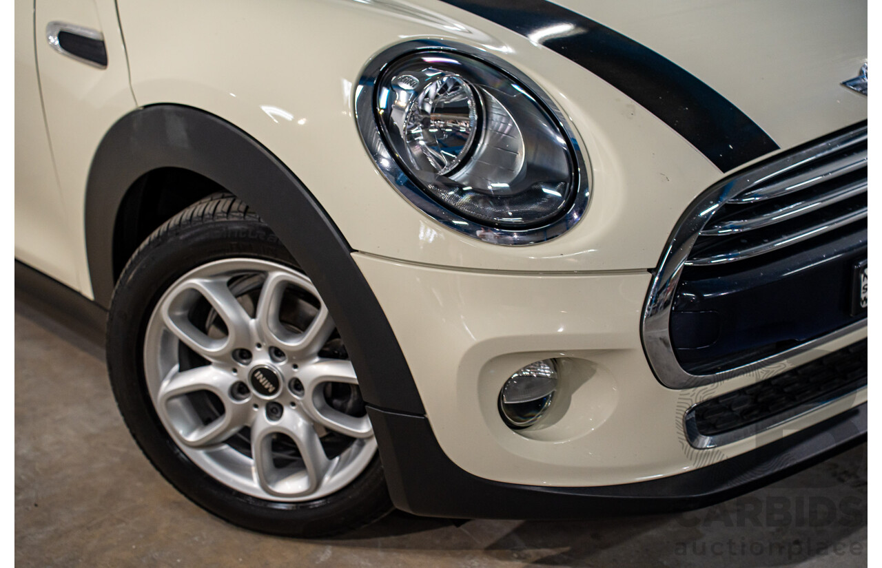 9/2015 Mini Cooper F56 3d Hatchback Pepper White/Midnight Black Turbo 1.5L