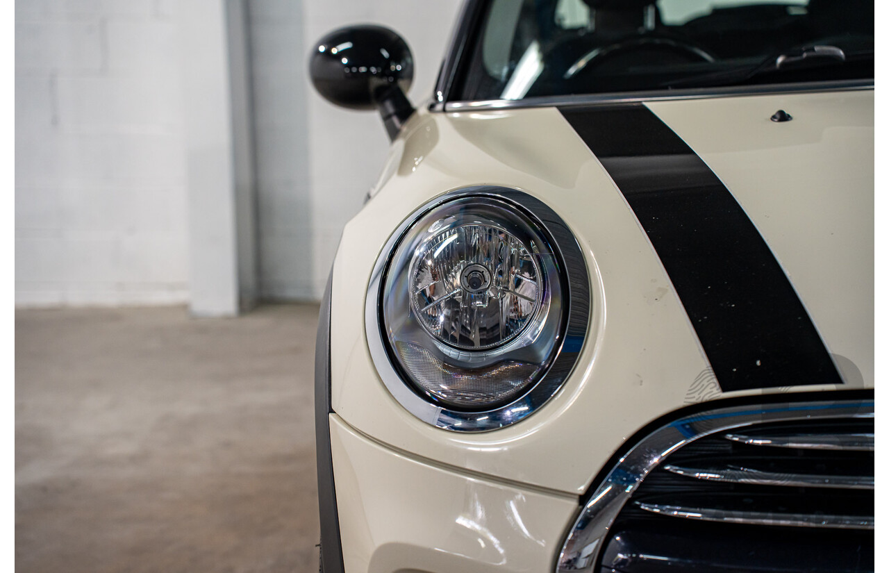 9/2015 Mini Cooper F56 3d Hatchback Pepper White/Midnight Black Turbo 1.5L