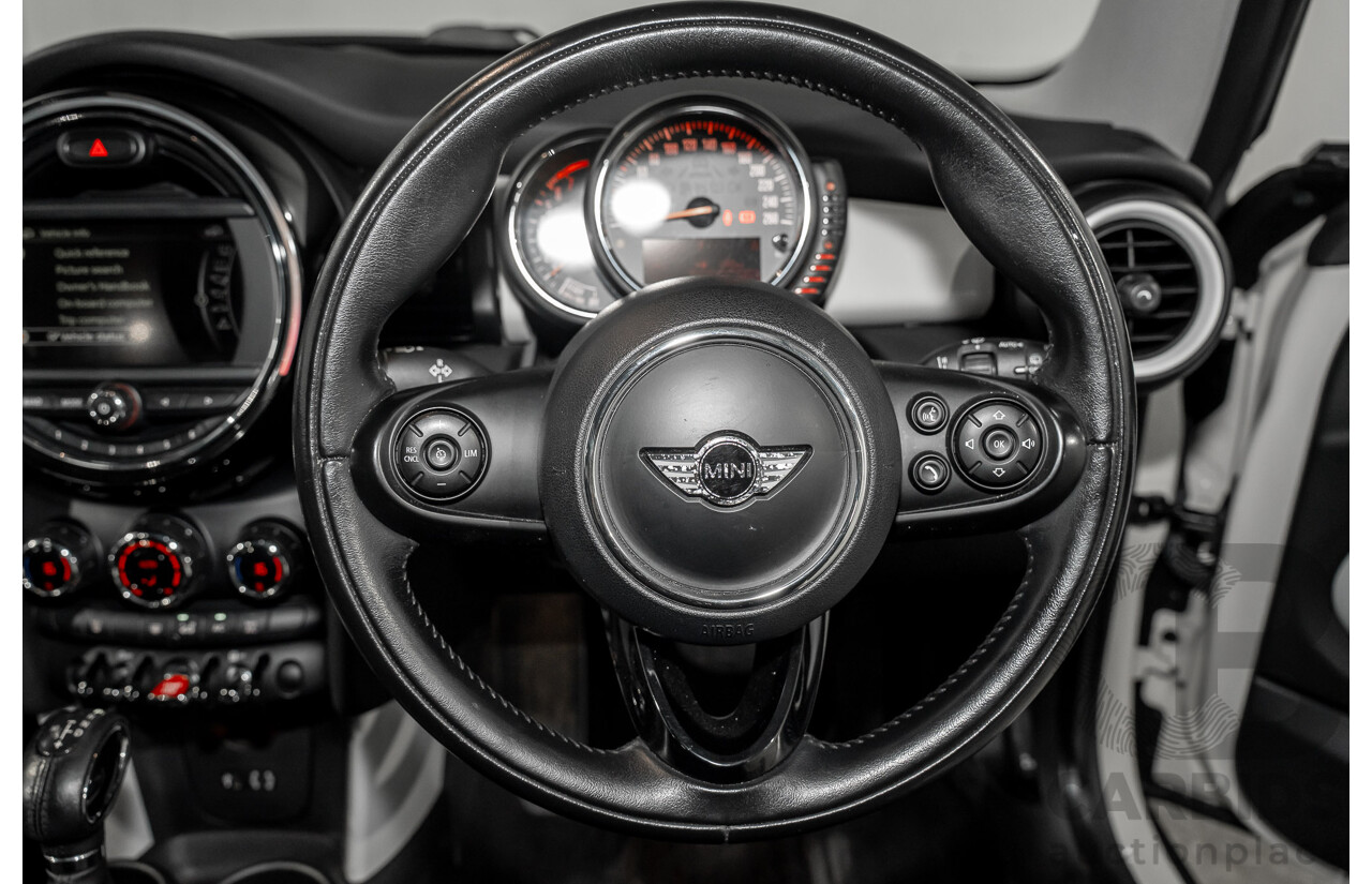 9/2015 Mini Cooper F56 3d Hatchback Pepper White/Midnight Black Turbo 1.5L