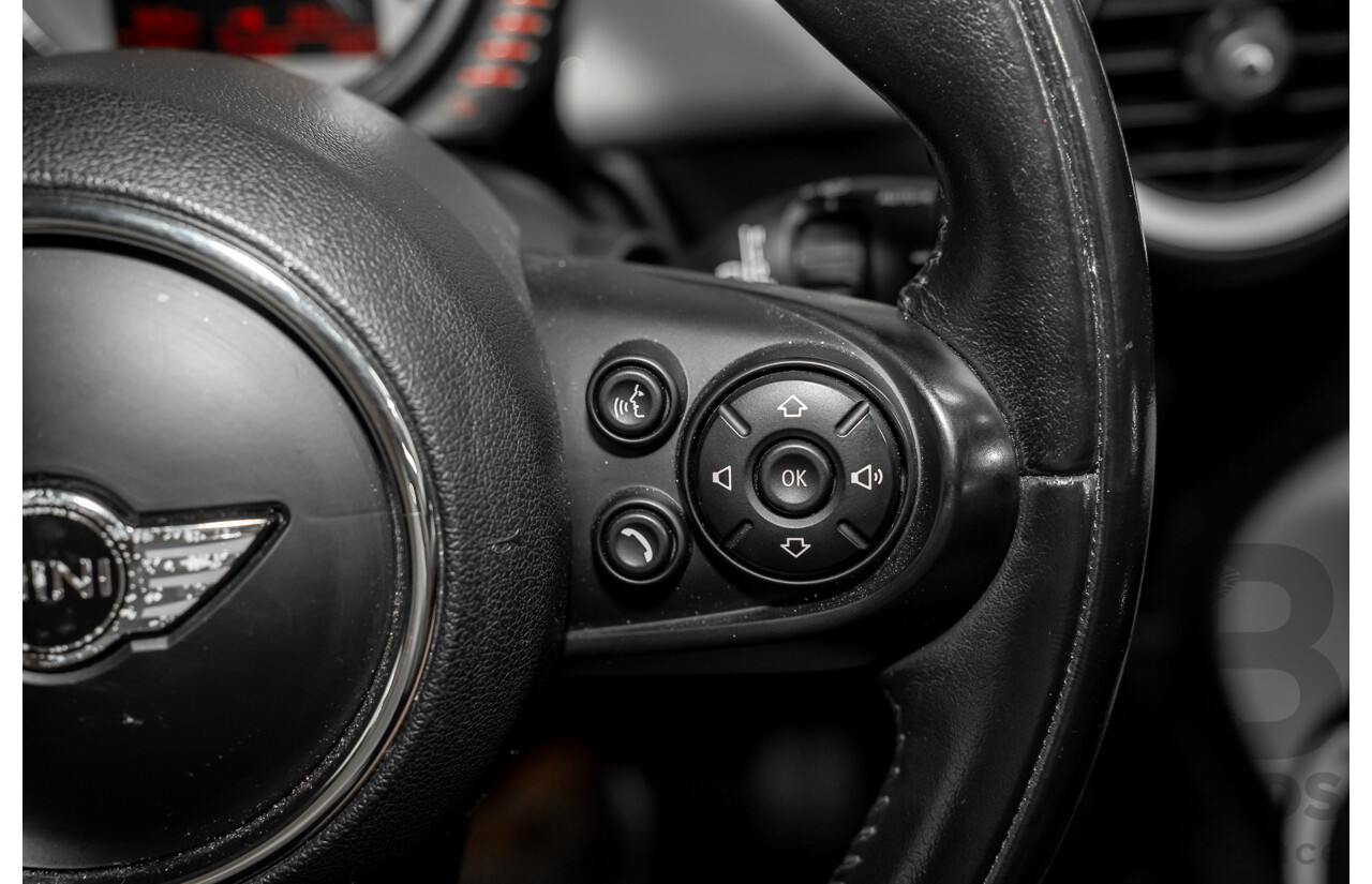 9/2015 Mini Cooper F56 3d Hatchback Pepper White/Midnight Black Turbo 1.5L