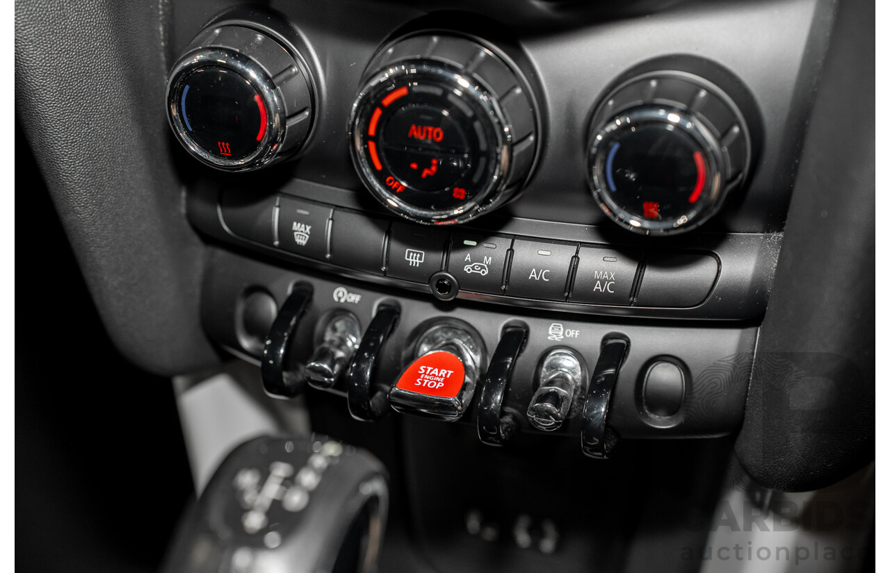 9/2015 Mini Cooper F56 3d Hatchback Pepper White/Midnight Black Turbo 1.5L