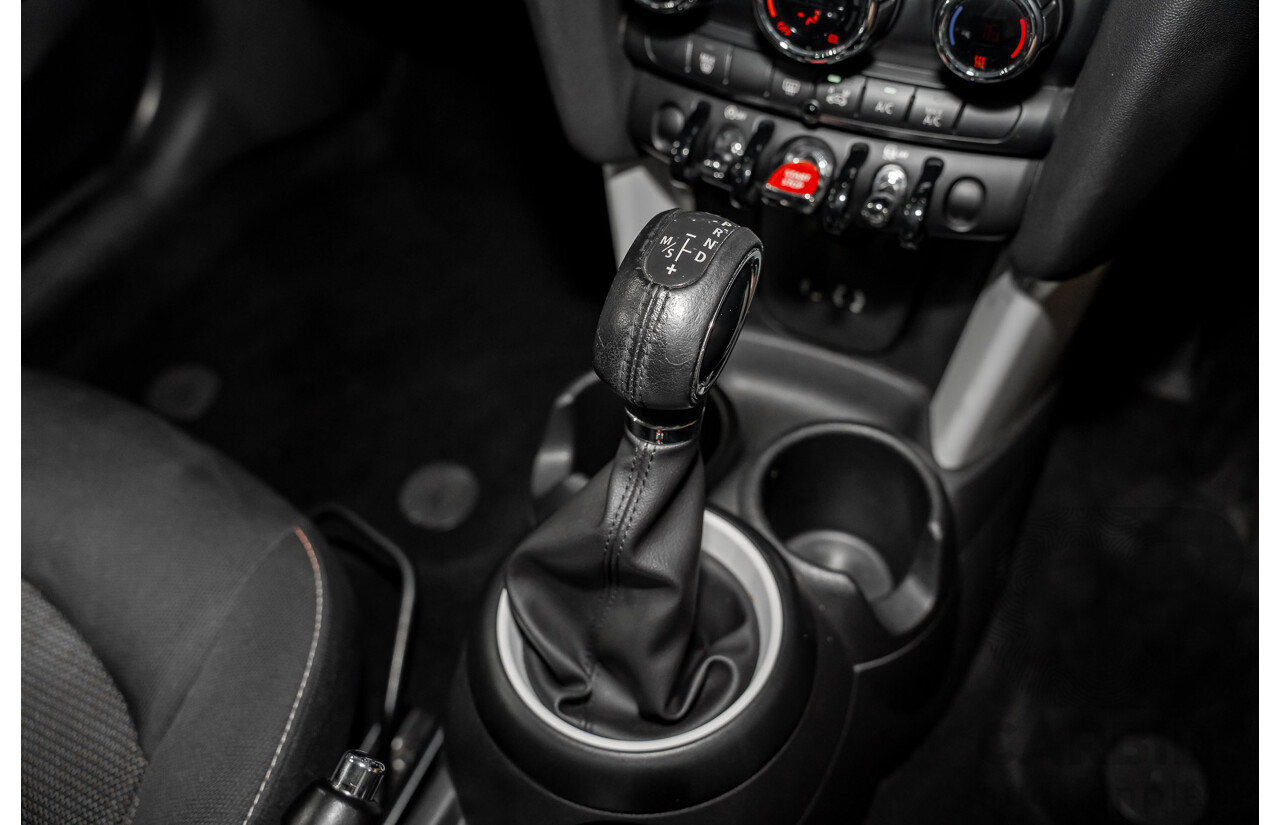 9/2015 Mini Cooper F56 3d Hatchback Pepper White/Midnight Black Turbo 1.5L