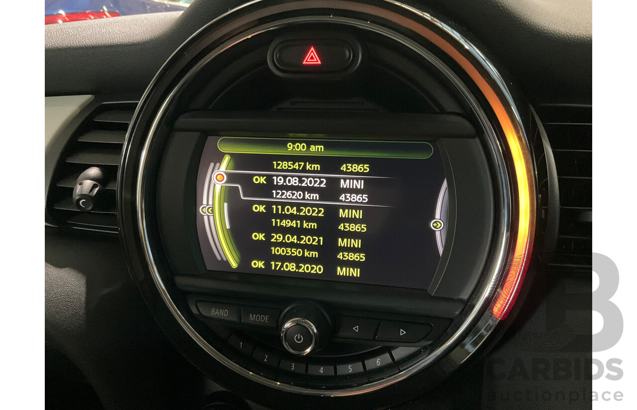 9/2015 Mini Cooper F56 3d Hatchback Pepper White/Midnight Black Turbo 1.5L