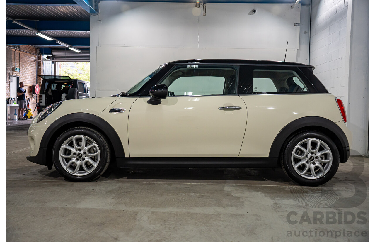 9/2015 Mini Cooper F56 3d Hatchback Pepper White/Midnight Black Turbo 1.5L