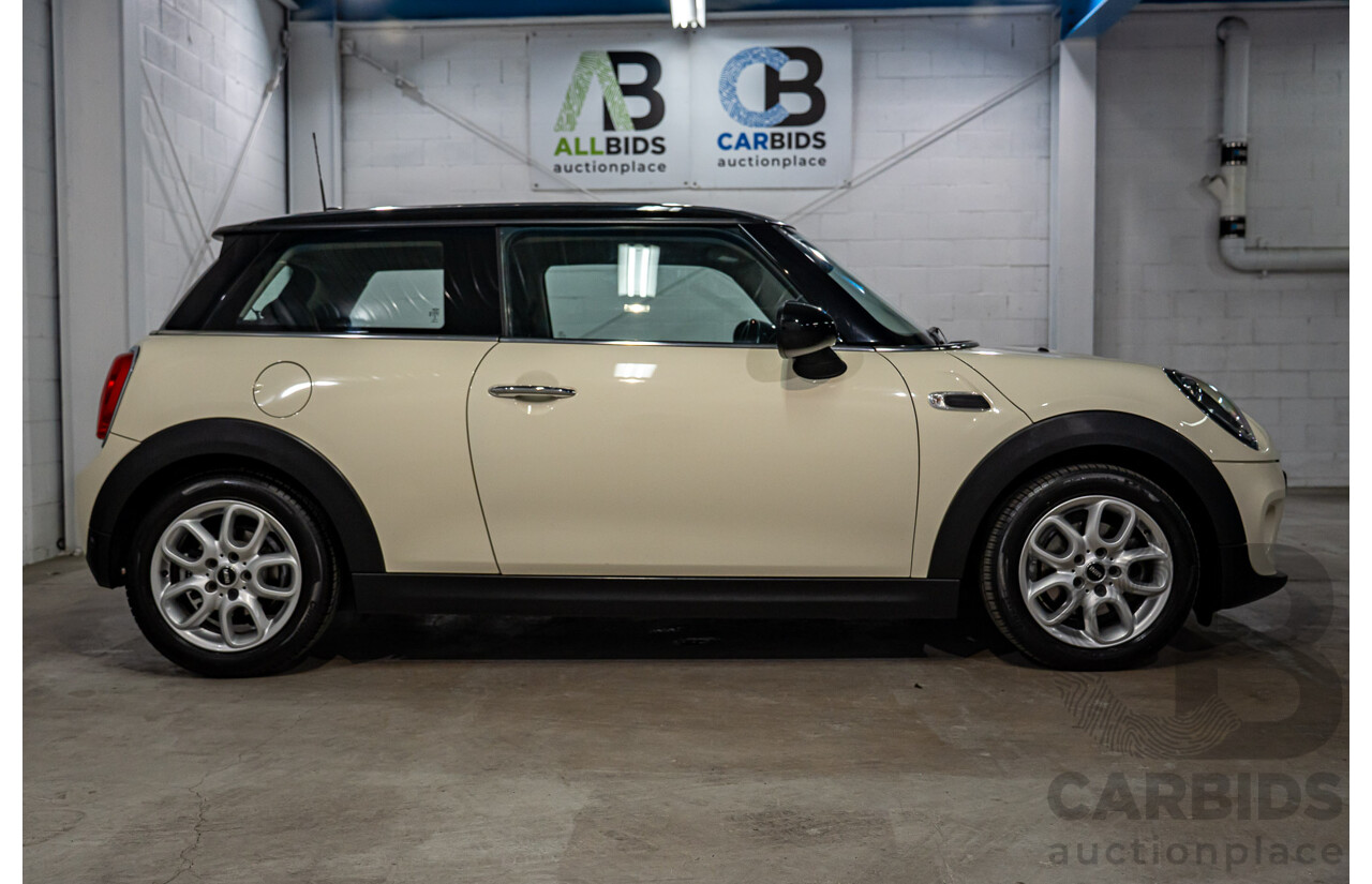 9/2015 Mini Cooper F56 3d Hatchback Pepper White/Midnight Black Turbo 1.5L