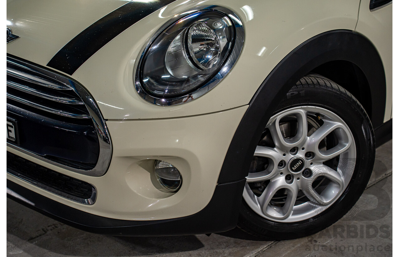 9/2015 Mini Cooper F56 3d Hatchback Pepper White/Midnight Black Turbo 1.5L