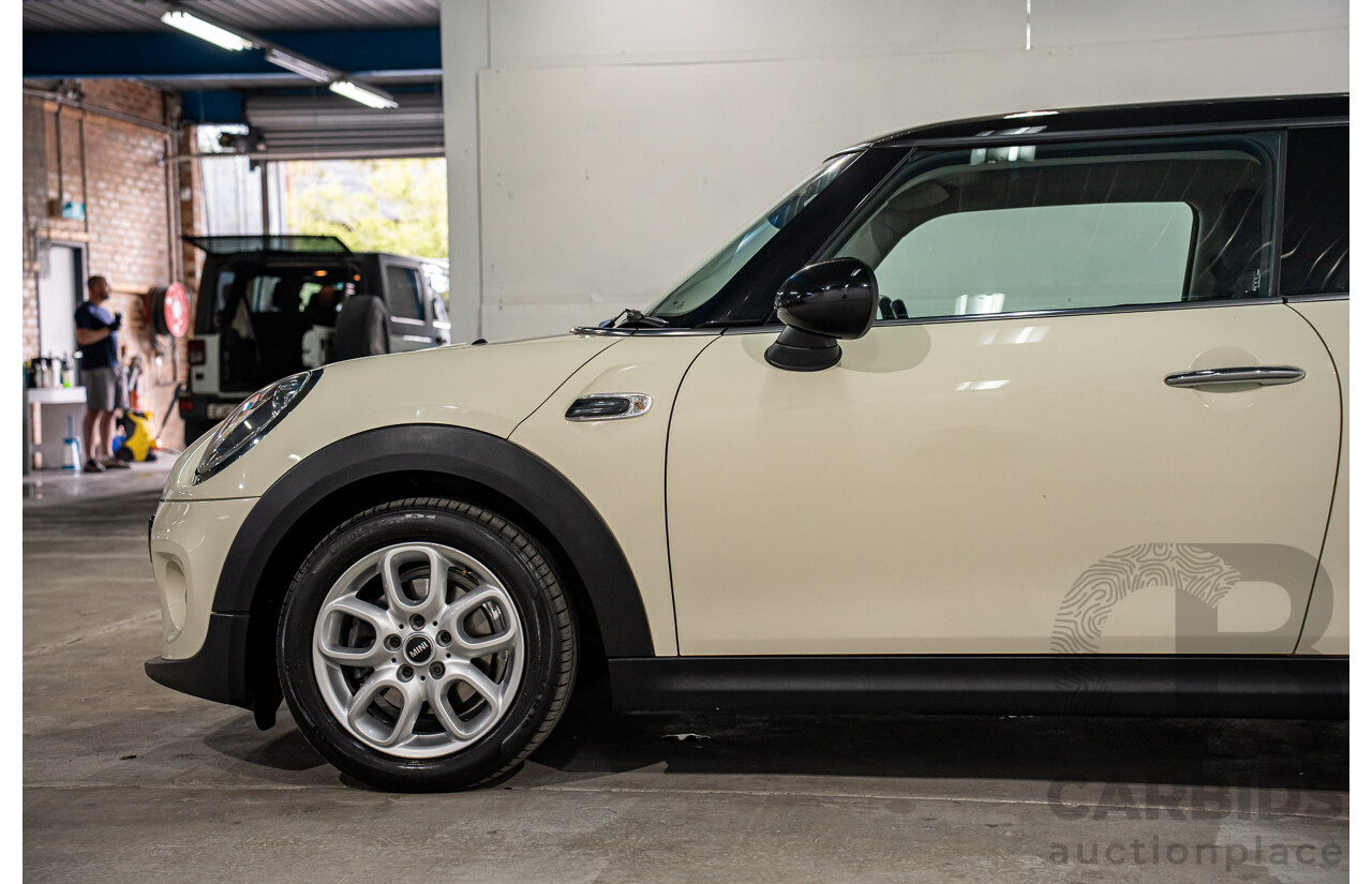 9/2015 Mini Cooper F56 3d Hatchback Pepper White/Midnight Black Turbo 1.5L