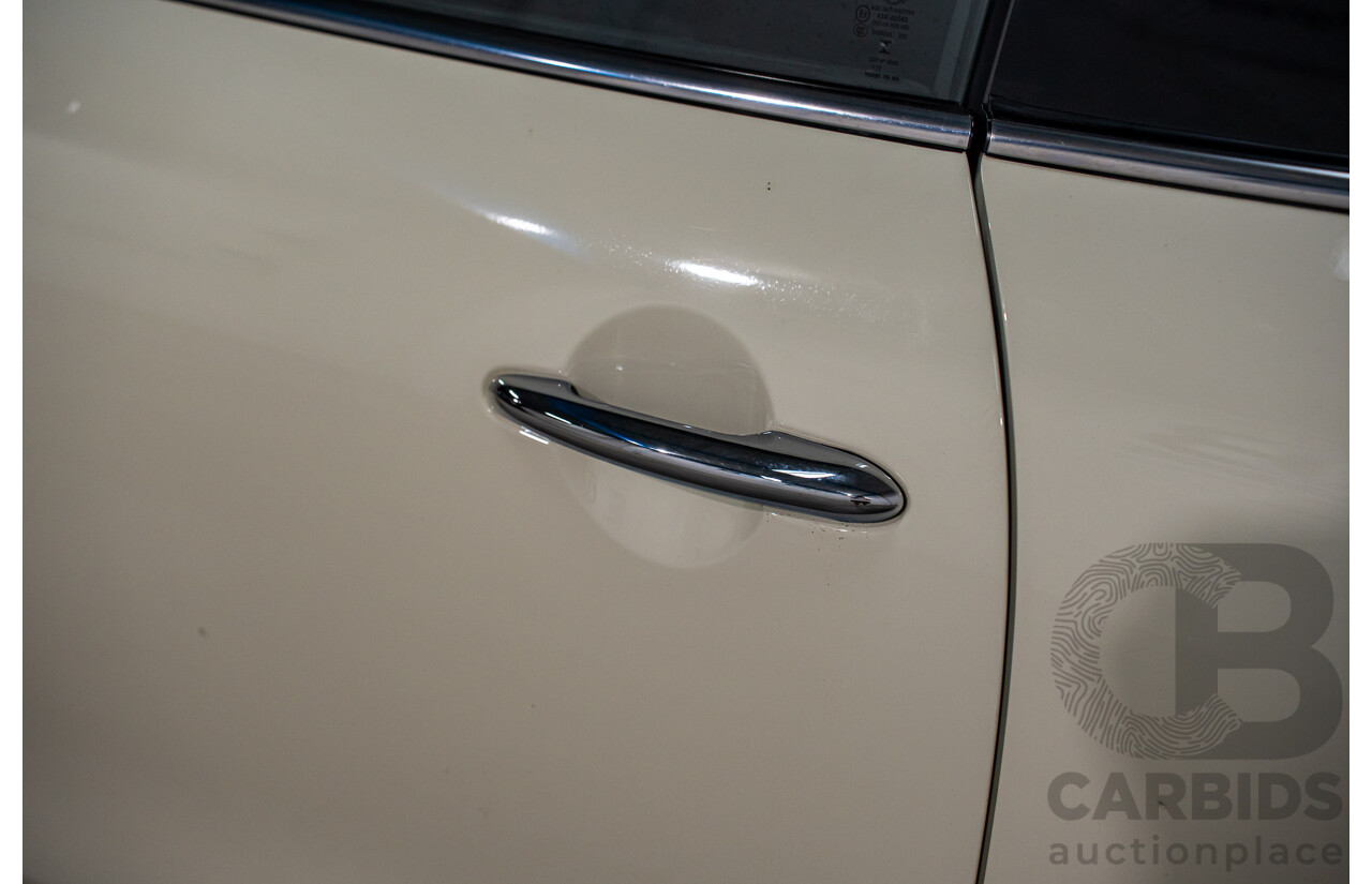 9/2015 Mini Cooper F56 3d Hatchback Pepper White/Midnight Black Turbo 1.5L