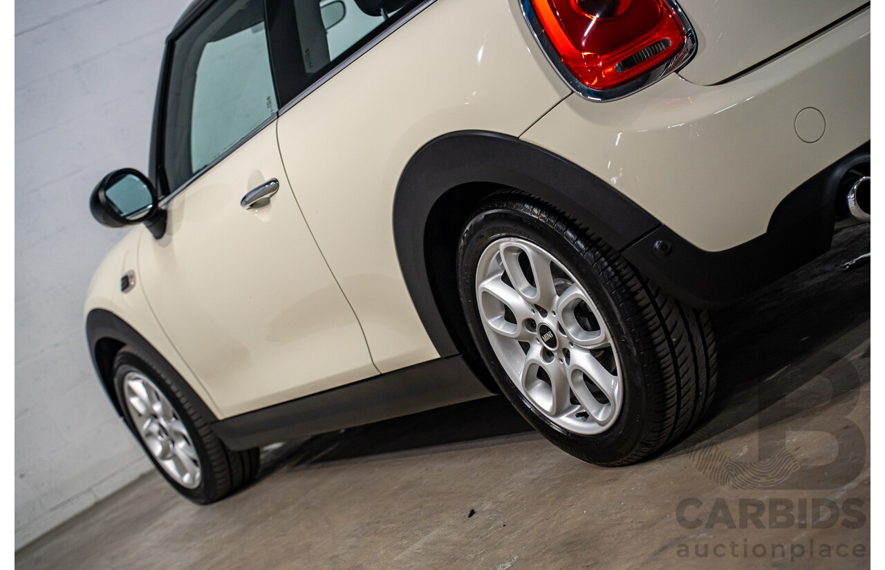 9/2015 Mini Cooper F56 3d Hatchback Pepper White/Midnight Black Turbo 1.5L