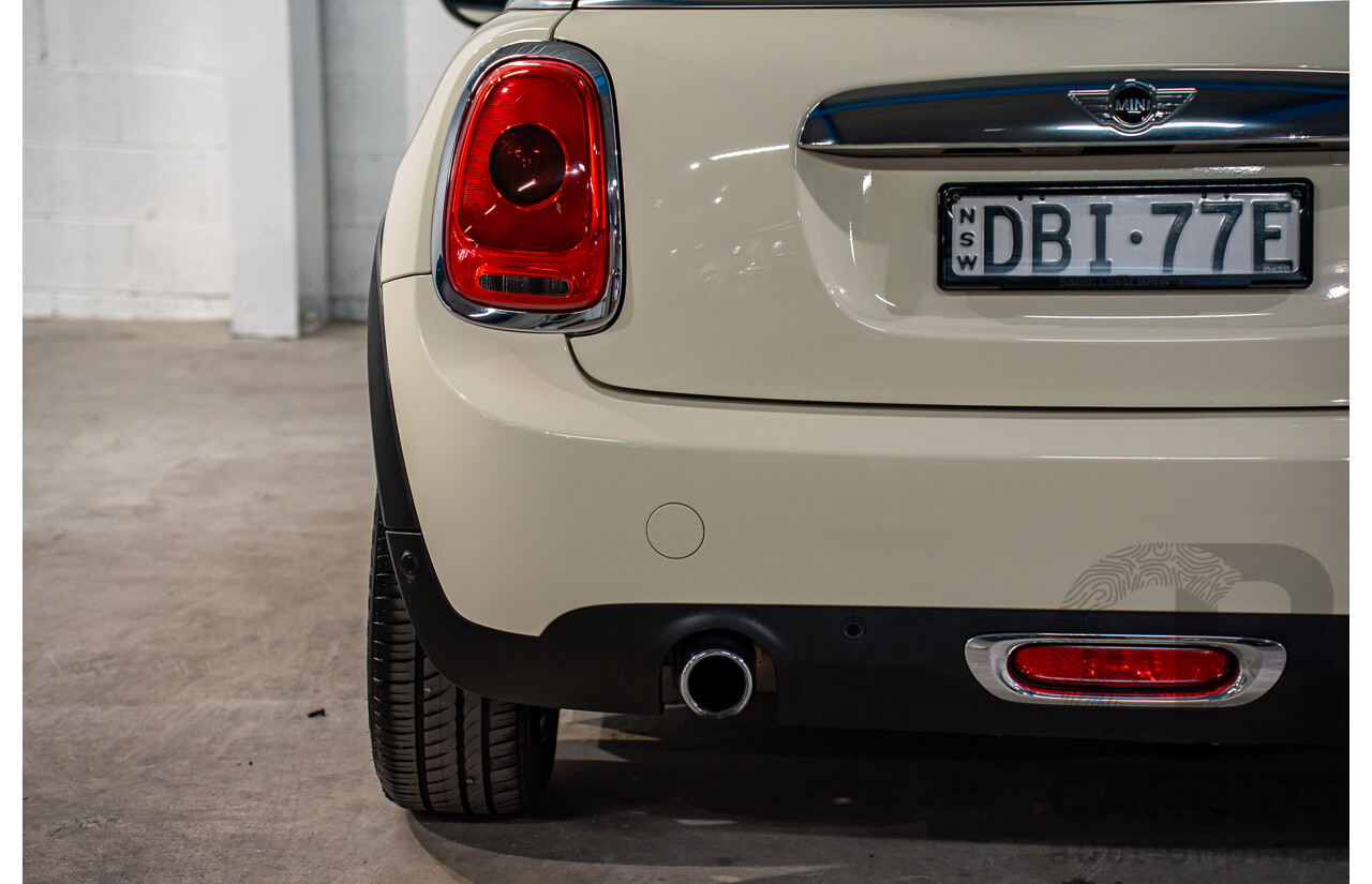 9/2015 Mini Cooper F56 3d Hatchback Pepper White/Midnight Black Turbo 1.5L