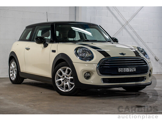 9/2015 Mini Cooper F56 3d Hatchback Pepper White/Midnight Black Turbo 1.5L