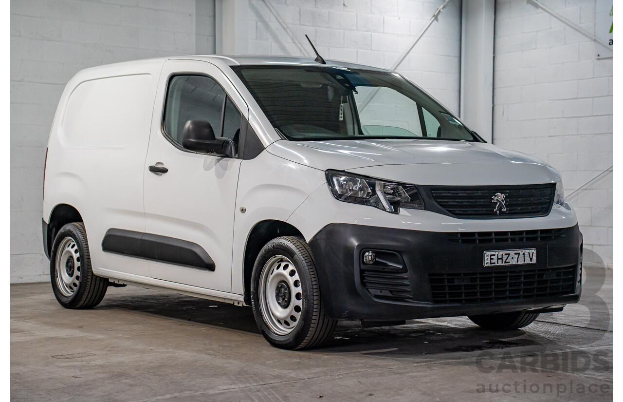 08/2020 Peugeot Partner 110 THP SWB (FWD) KP MY20 3d Van Bianca White Turbo 1.2L