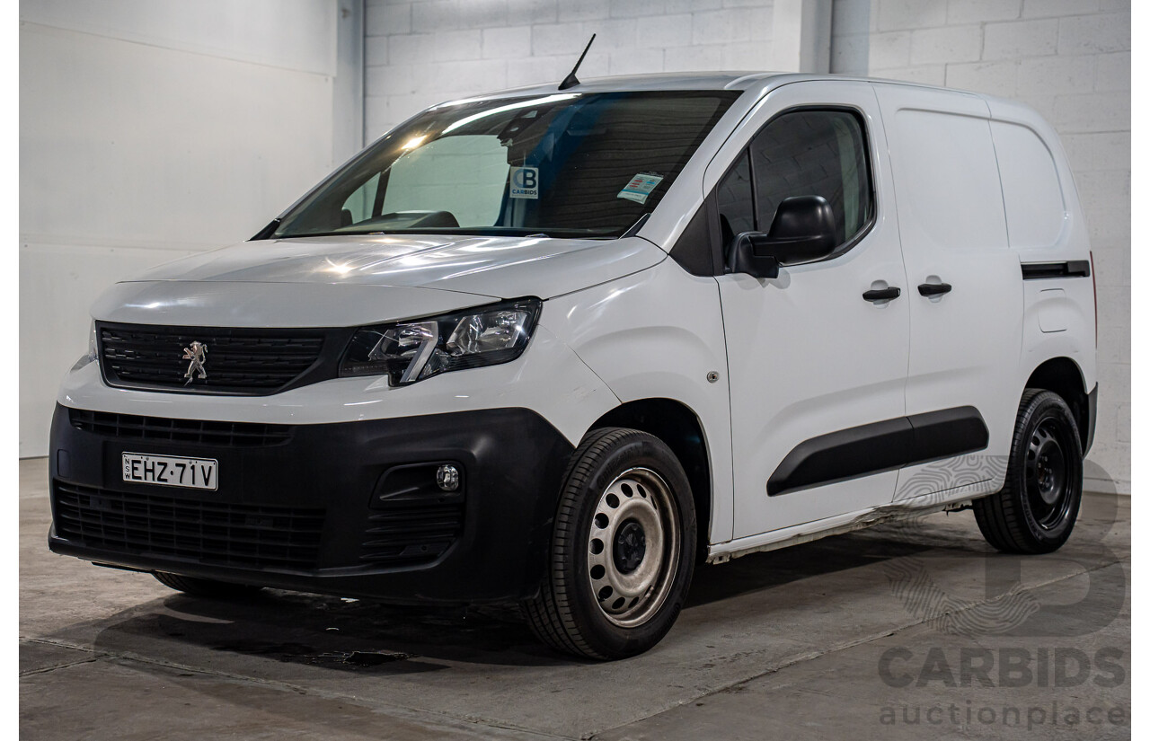 08/2020 Peugeot Partner 110 THP SWB (FWD) KP MY20 3d Van Bianca White Turbo 1.2L