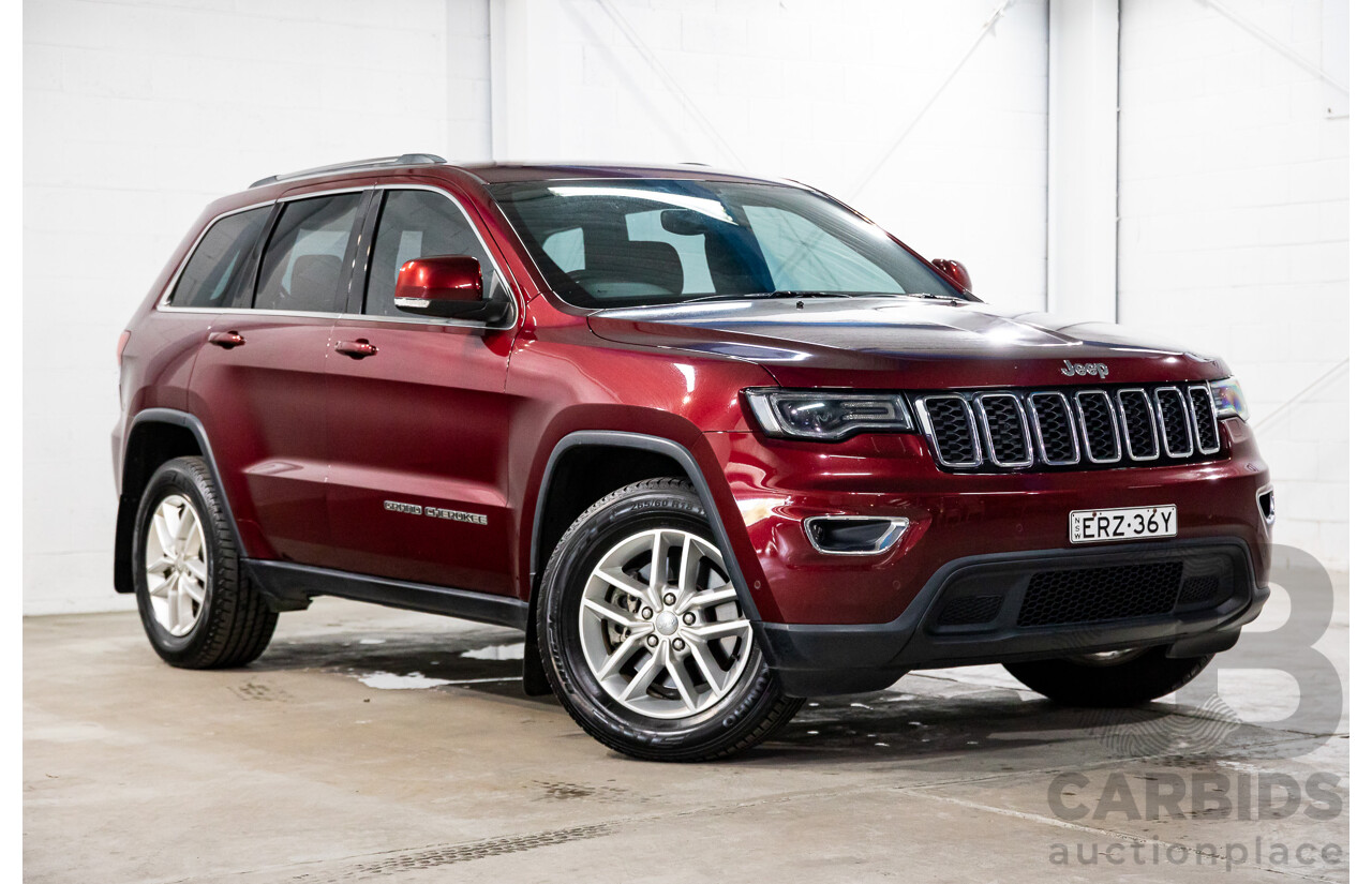 02/2018 Jeep Grand Cherokee Laredo (4x4) WK MY18 4d Wagon Velvet Red Pearl Turbo Diesel V6 3.0L