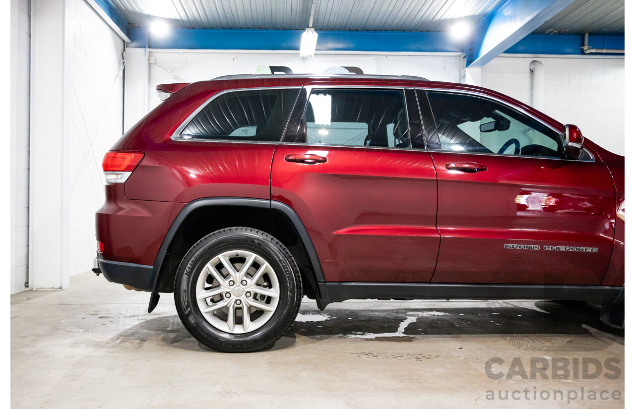 02/2018 Jeep Grand Cherokee Laredo (4x4) WK MY18 4d Wagon Velvet Red Pearl Turbo Diesel V6 3.0L