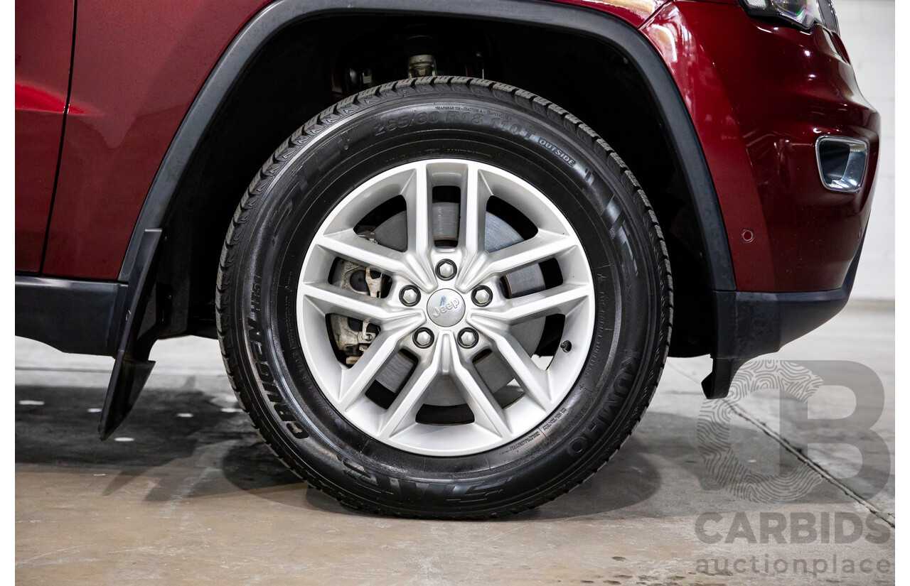 02/2018 Jeep Grand Cherokee Laredo (4x4) WK MY18 4d Wagon Velvet Red Pearl Turbo Diesel V6 3.0L