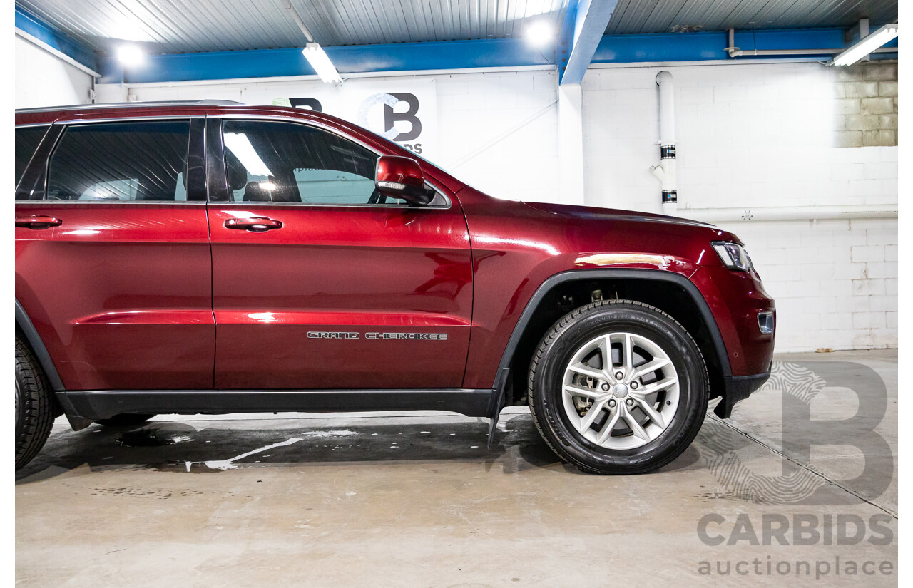 02/2018 Jeep Grand Cherokee Laredo (4x4) WK MY18 4d Wagon Velvet Red Pearl Turbo Diesel V6 3.0L