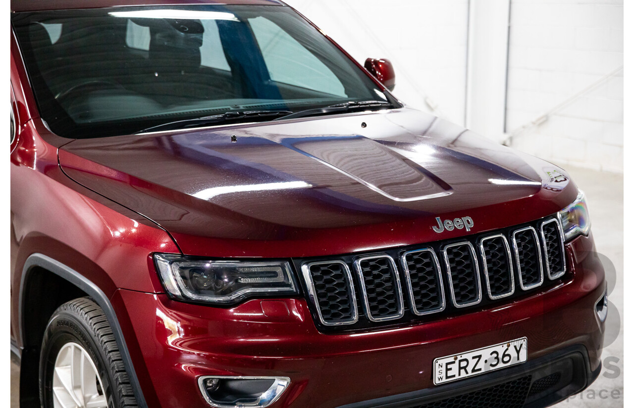 02/2018 Jeep Grand Cherokee Laredo (4x4) WK MY18 4d Wagon Velvet Red Pearl Turbo Diesel V6 3.0L