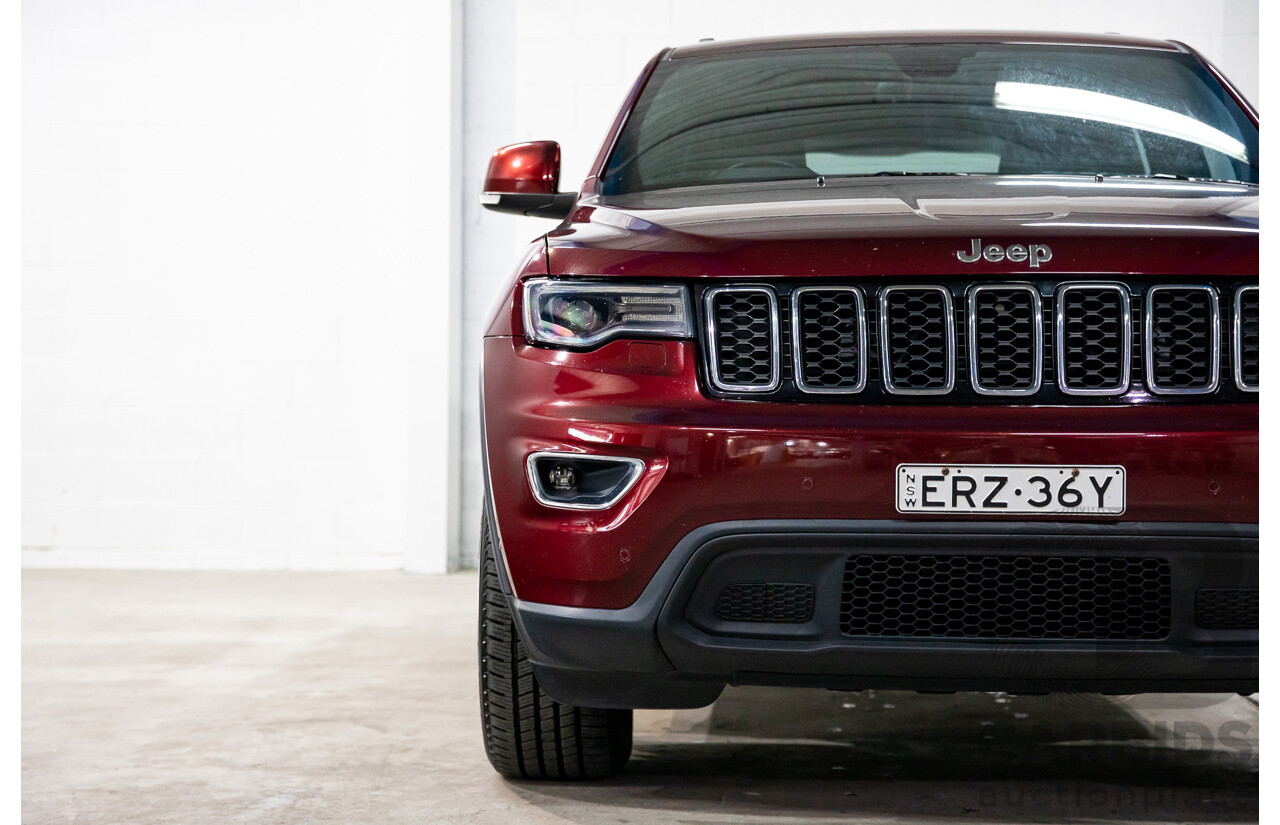 02/2018 Jeep Grand Cherokee Laredo (4x4) WK MY18 4d Wagon Velvet Red Pearl Turbo Diesel V6 3.0L