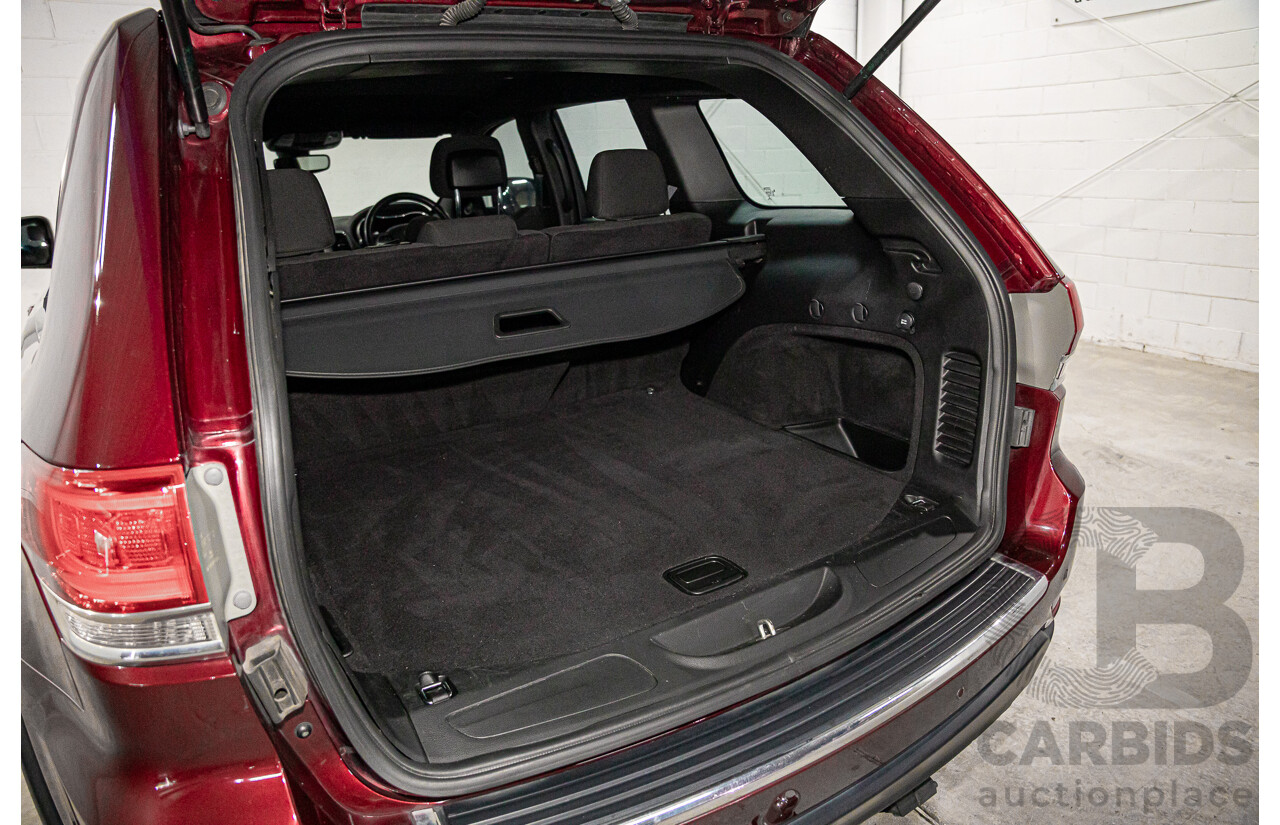 02/2018 Jeep Grand Cherokee Laredo (4x4) WK MY18 4d Wagon Velvet Red Pearl Turbo Diesel V6 3.0L