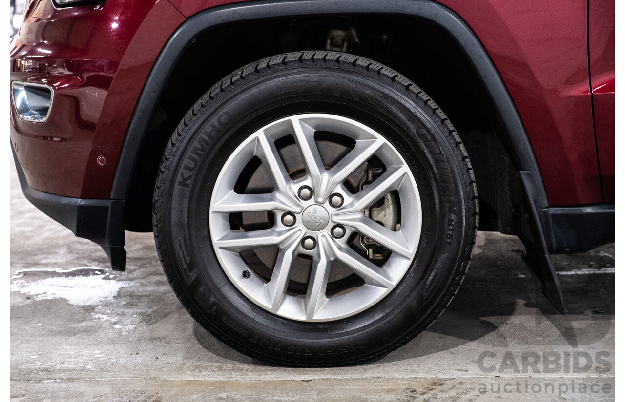 02/2018 Jeep Grand Cherokee Laredo (4x4) WK MY18 4d Wagon Velvet Red Pearl Turbo Diesel V6 3.0L