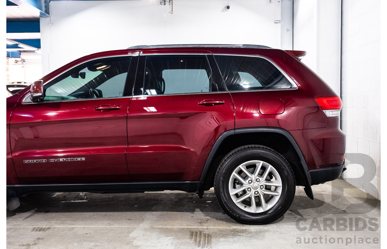 02/2018 Jeep Grand Cherokee Laredo (4x4) WK MY18 4d Wagon Velvet Red Pearl Turbo Diesel V6 3.0L