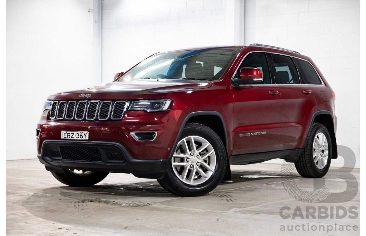 02/2018 Jeep Grand Cherokee Laredo (4x4) WK MY18 4d Wagon Velvet Red Pearl Turbo Diesel V6 3.0L