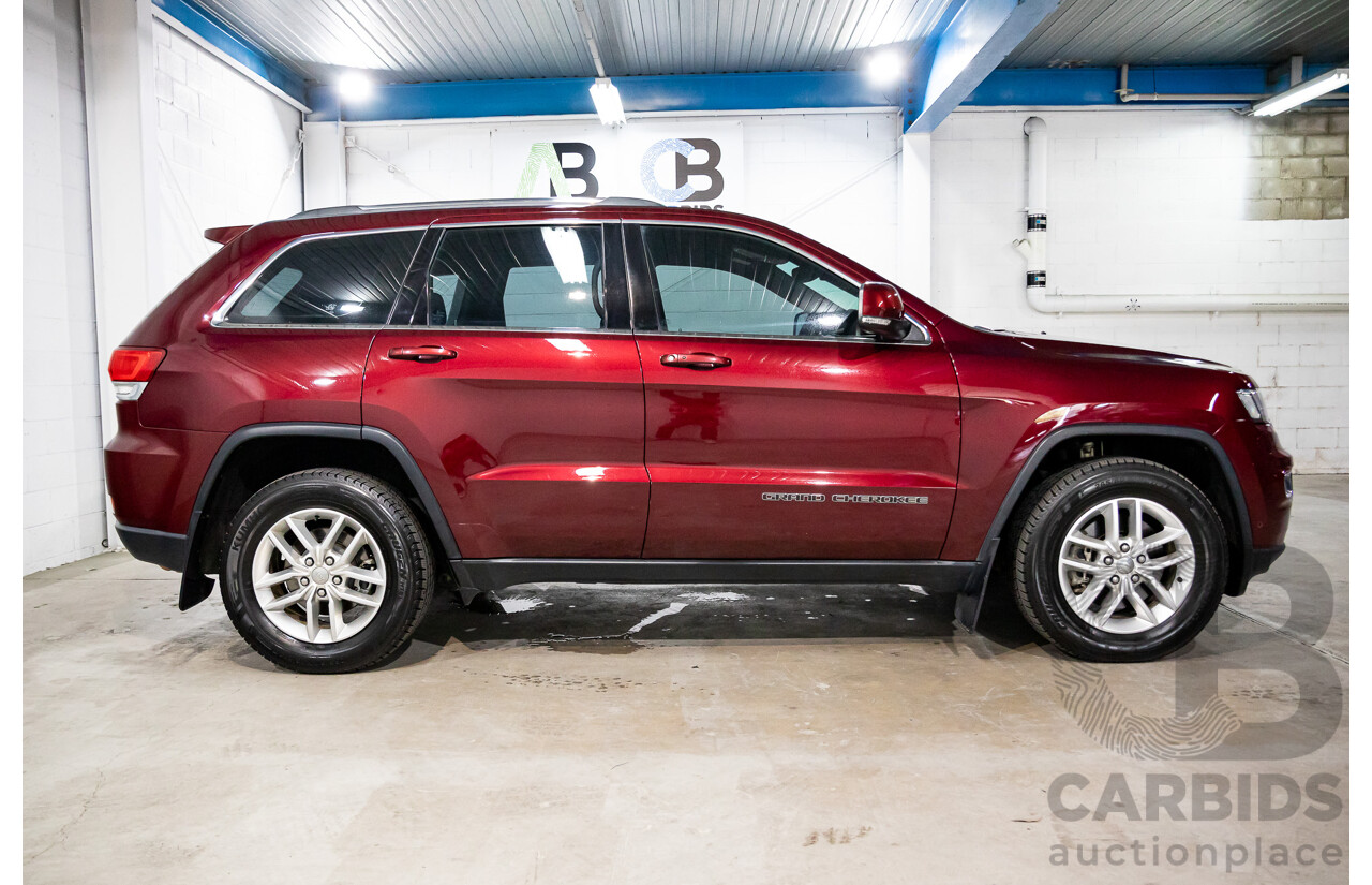 02/2018 Jeep Grand Cherokee Laredo (4x4) WK MY18 4d Wagon Velvet Red Pearl Turbo Diesel V6 3.0L