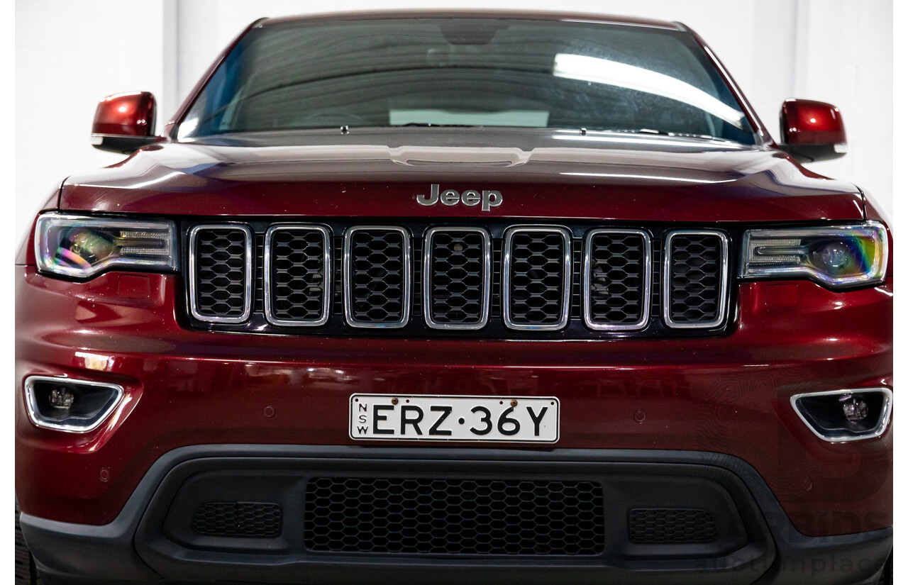 02/2018 Jeep Grand Cherokee Laredo (4x4) WK MY18 4d Wagon Velvet Red Pearl Turbo Diesel V6 3.0L