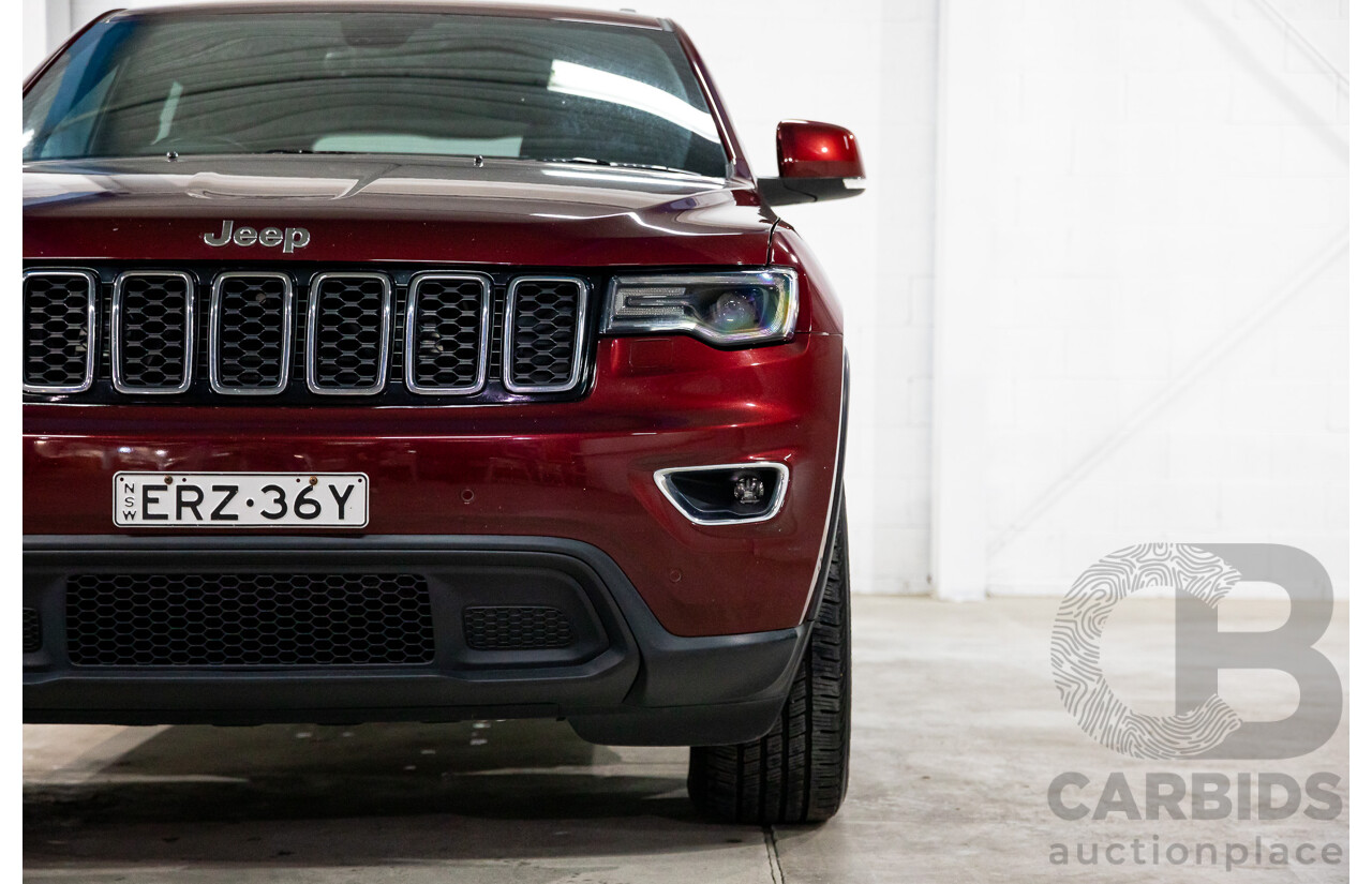 02/2018 Jeep Grand Cherokee Laredo (4x4) WK MY18 4d Wagon Velvet Red Pearl Turbo Diesel V6 3.0L