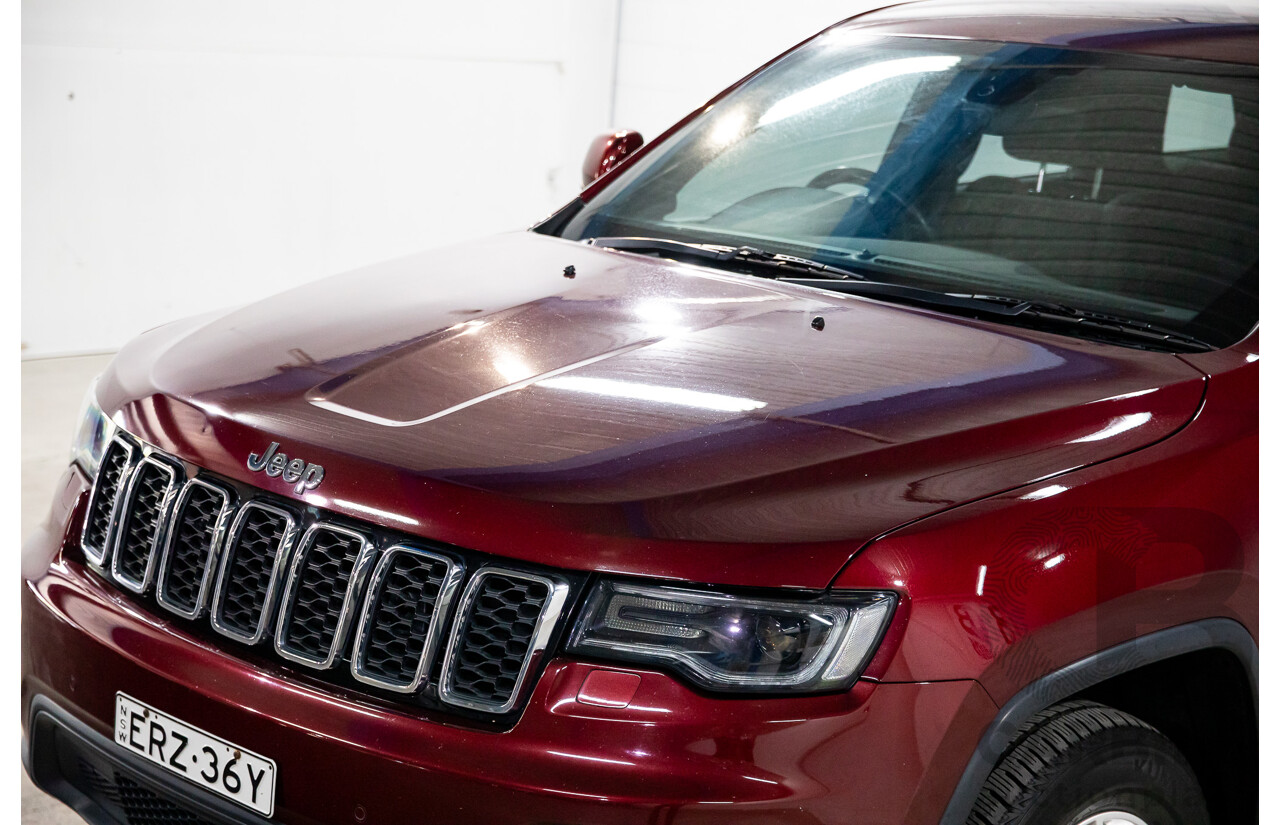 02/2018 Jeep Grand Cherokee Laredo (4x4) WK MY18 4d Wagon Velvet Red Pearl Turbo Diesel V6 3.0L