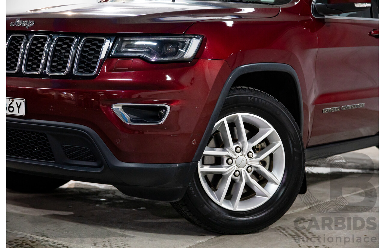 02/2018 Jeep Grand Cherokee Laredo (4x4) WK MY18 4d Wagon Velvet Red Pearl Turbo Diesel V6 3.0L