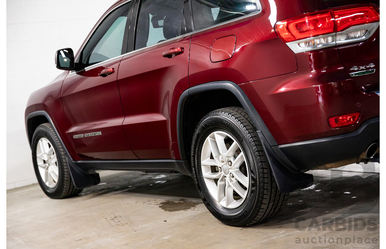 02/2018 Jeep Grand Cherokee Laredo (4x4) WK MY18 4d Wagon Velvet Red Pearl Turbo Diesel V6 3.0L