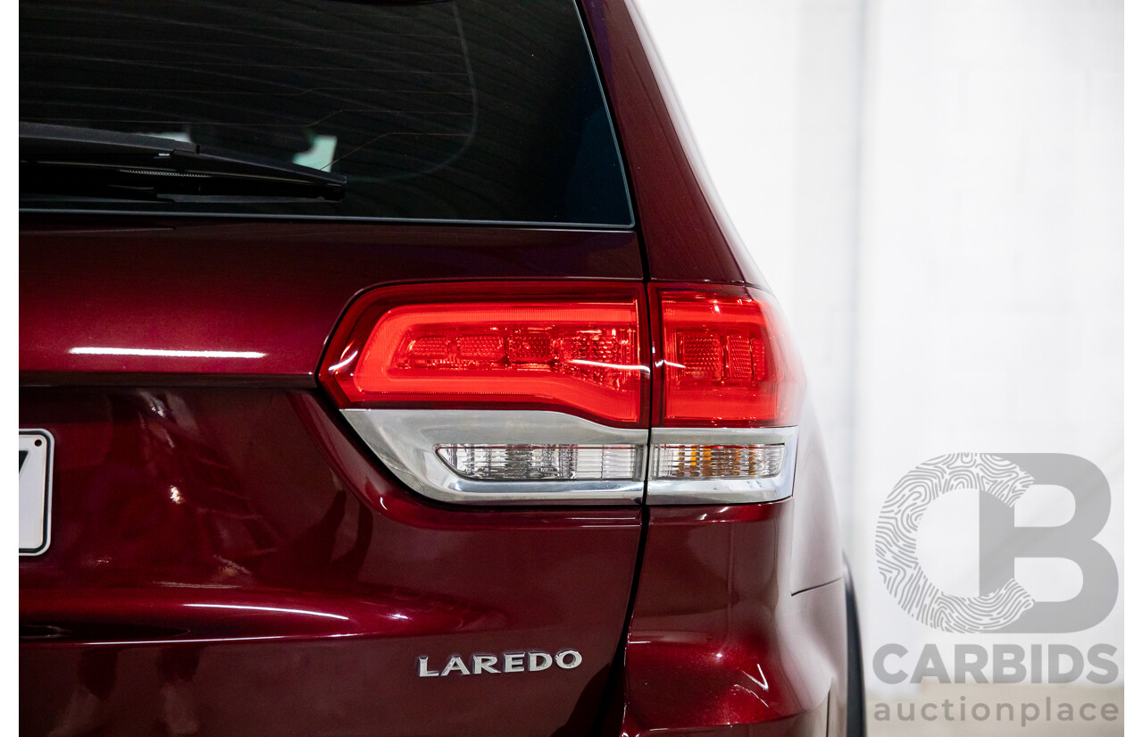 02/2018 Jeep Grand Cherokee Laredo (4x4) WK MY18 4d Wagon Velvet Red Pearl Turbo Diesel V6 3.0L
