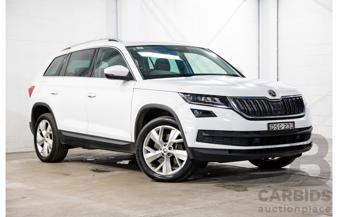 10/2017 Skoda Kodiaq 132 TSI (4x4) NS MY18 4d Wagon Candy White Turbo 2.0L - 7 Seater