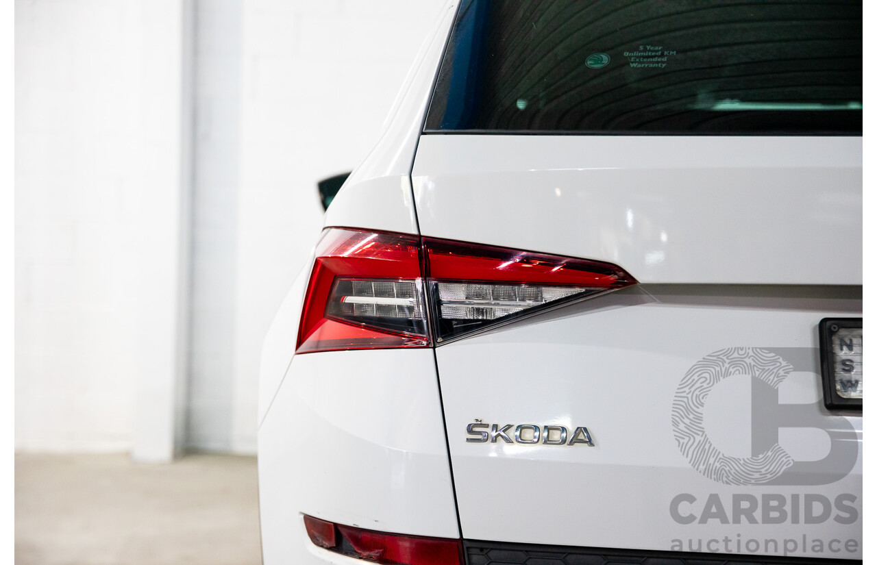 10/2017 Skoda Kodiaq 132 TSI (4x4) NS MY18 4d Wagon Candy White Turbo 2.0L - 7 Seater