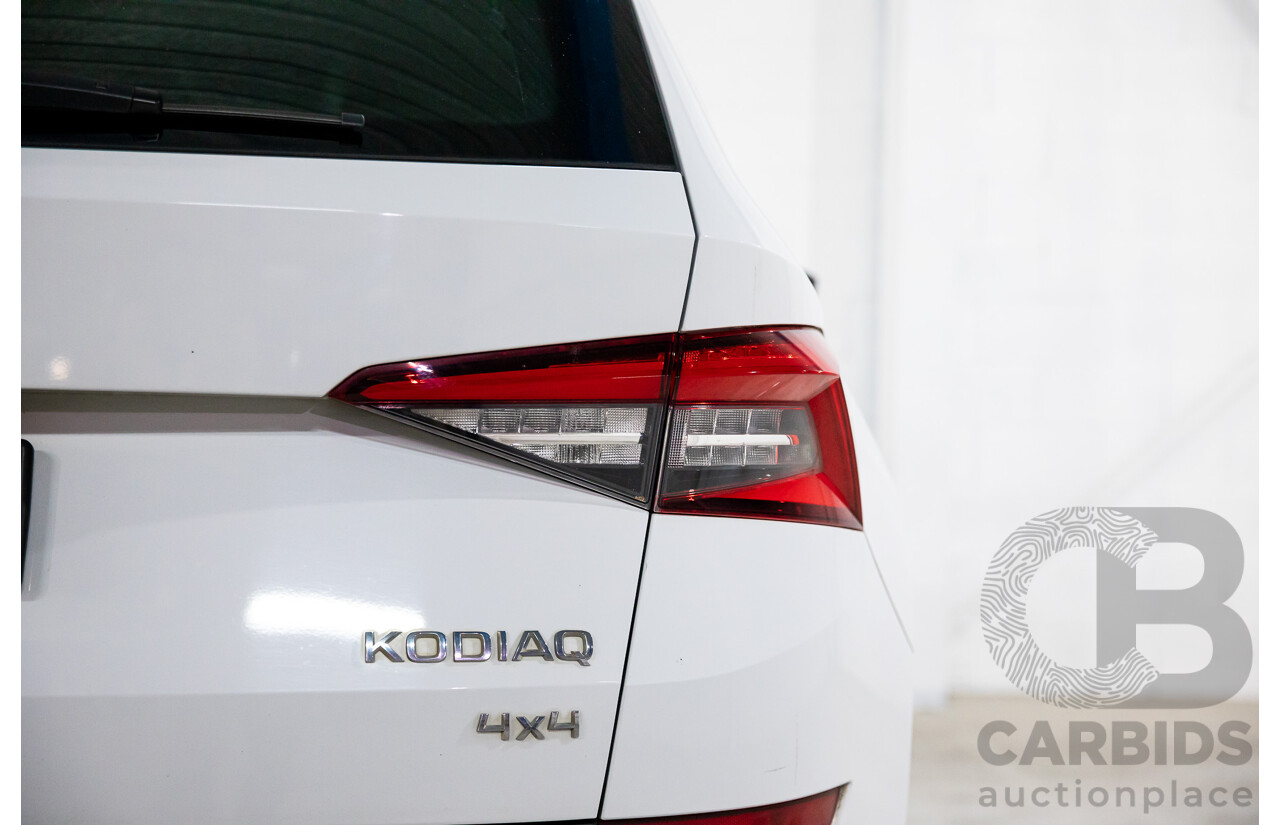 10/2017 Skoda Kodiaq 132 TSI (4x4) NS MY18 4d Wagon Candy White Turbo 2.0L - 7 Seater