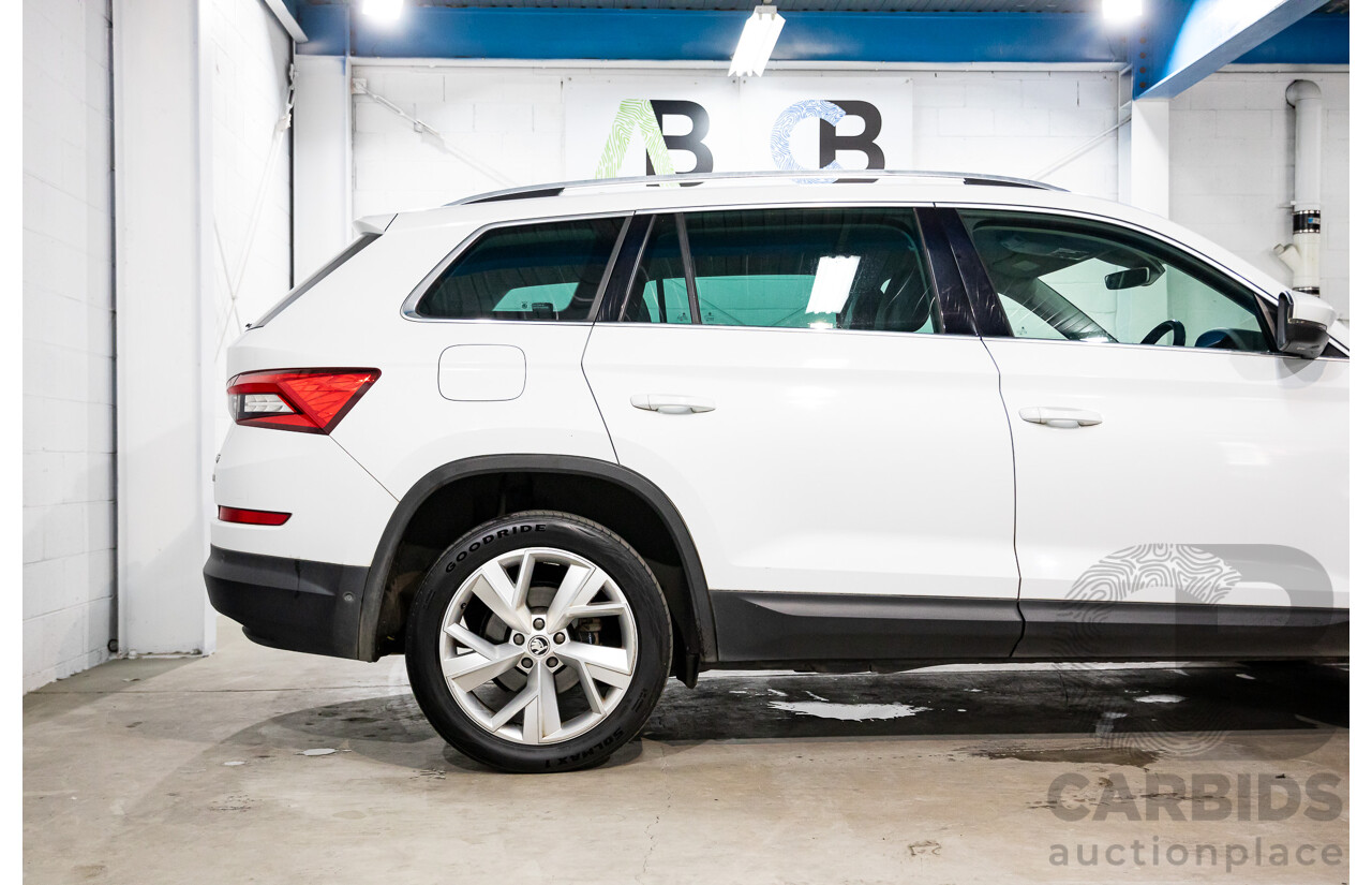10/2017 Skoda Kodiaq 132 TSI (4x4) NS MY18 4d Wagon Candy White Turbo 2.0L - 7 Seater