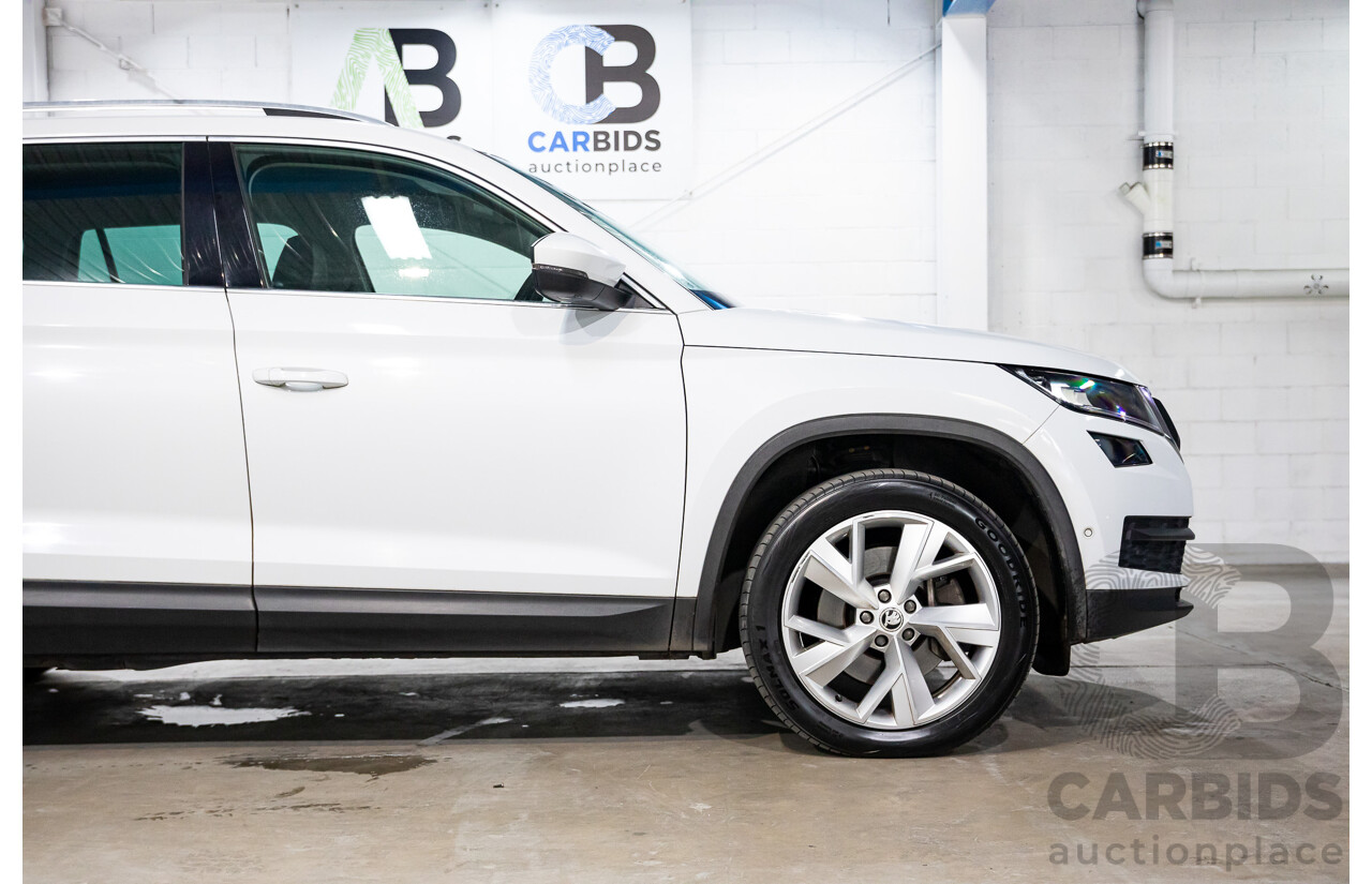 10/2017 Skoda Kodiaq 132 TSI (4x4) NS MY18 4d Wagon Candy White Turbo 2.0L - 7 Seater