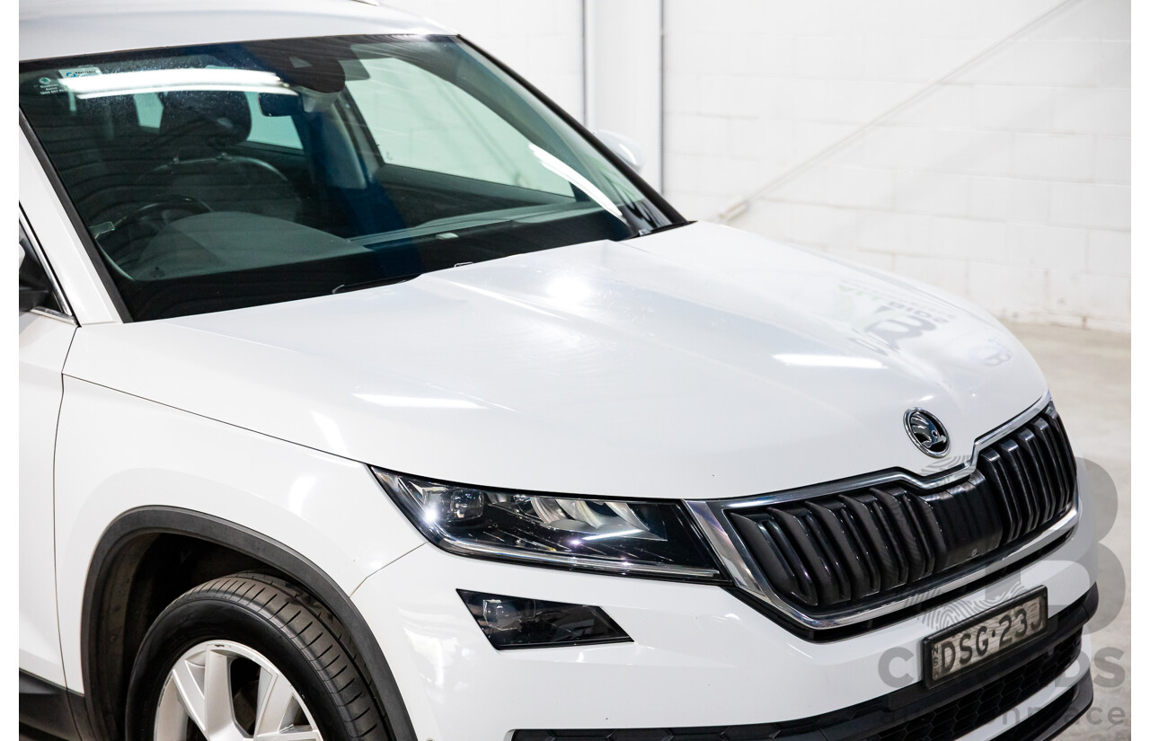 10/2017 Skoda Kodiaq 132 TSI (4x4) NS MY18 4d Wagon Candy White Turbo 2.0L - 7 Seater