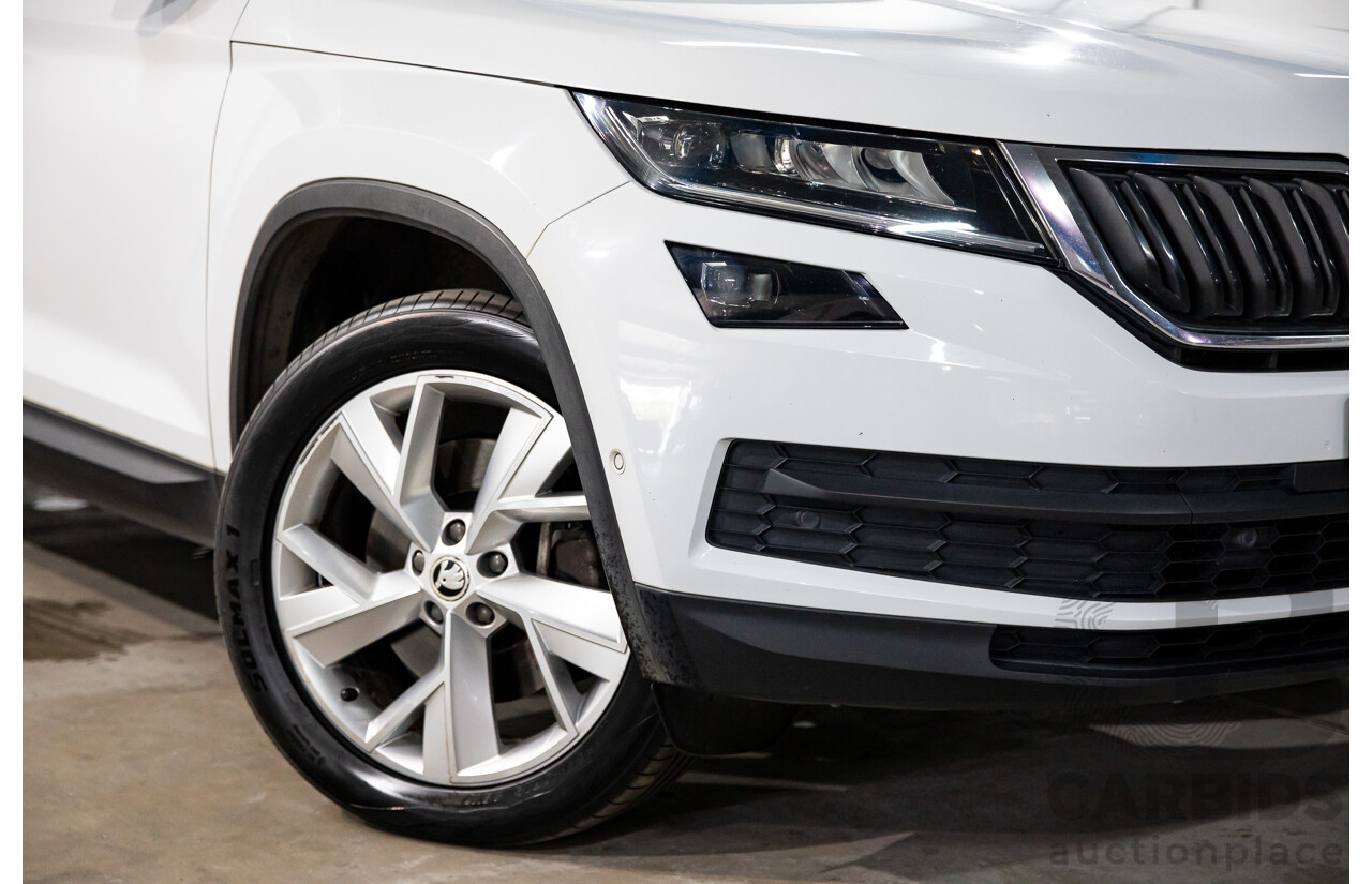 10/2017 Skoda Kodiaq 132 TSI (4x4) NS MY18 4d Wagon Candy White Turbo 2.0L - 7 Seater