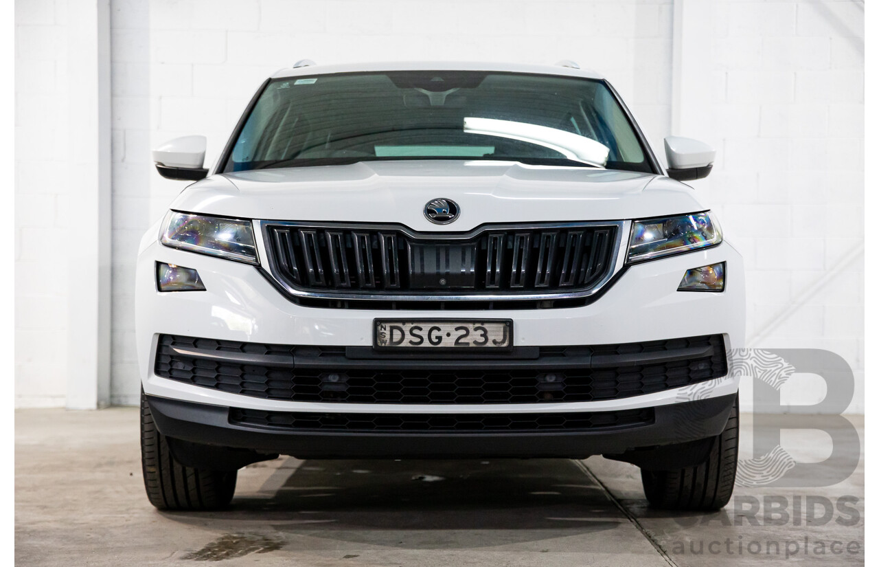 10/2017 Skoda Kodiaq 132 TSI (4x4) NS MY18 4d Wagon Candy White Turbo 2.0L - 7 Seater