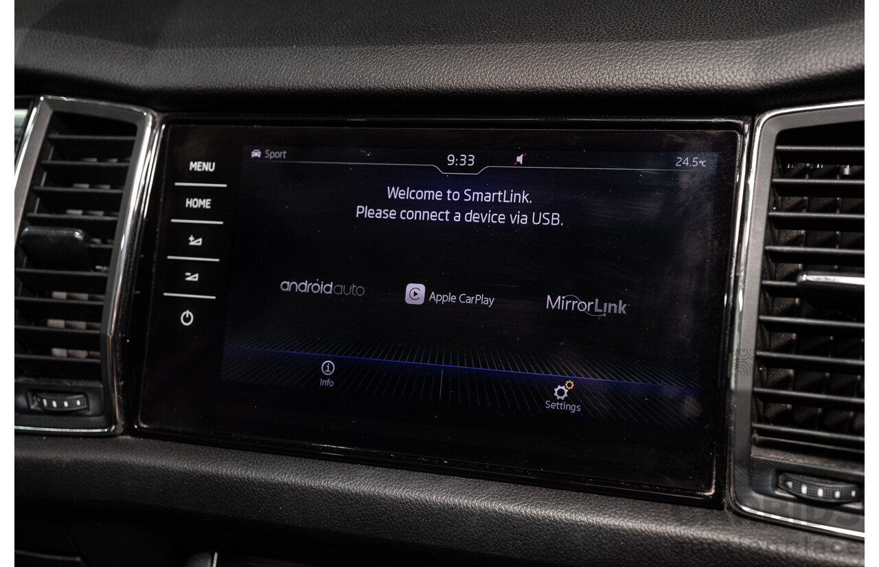 10/2017 Skoda Kodiaq 132 TSI (4x4) NS MY18 4d Wagon Candy White Turbo 2.0L - 7 Seater