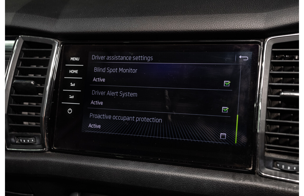 10/2017 Skoda Kodiaq 132 TSI (4x4) NS MY18 4d Wagon Candy White Turbo 2.0L - 7 Seater