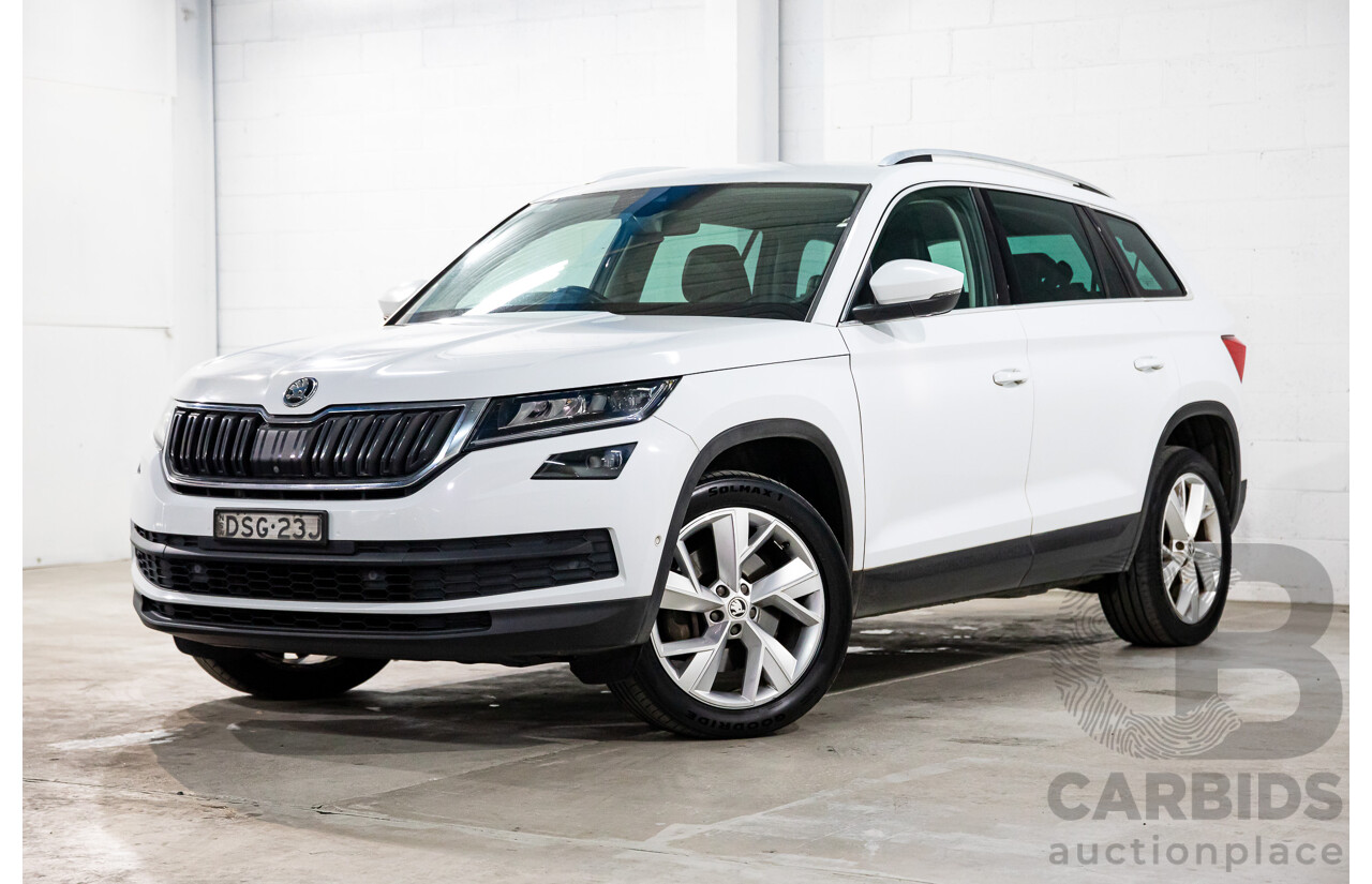 10/2017 Skoda Kodiaq 132 TSI (4x4) NS MY18 4d Wagon Candy White Turbo 2.0L - 7 Seater