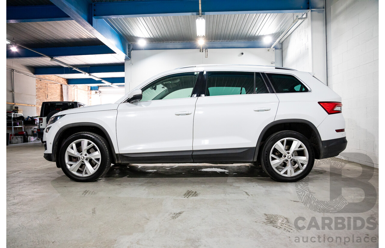 10/2017 Skoda Kodiaq 132 TSI (4x4) NS MY18 4d Wagon Candy White Turbo 2.0L - 7 Seater