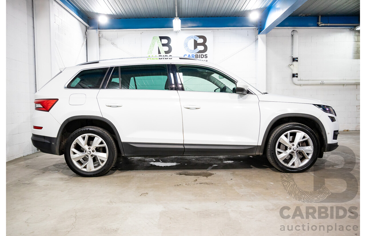 10/2017 Skoda Kodiaq 132 TSI (4x4) NS MY18 4d Wagon Candy White Turbo 2.0L - 7 Seater