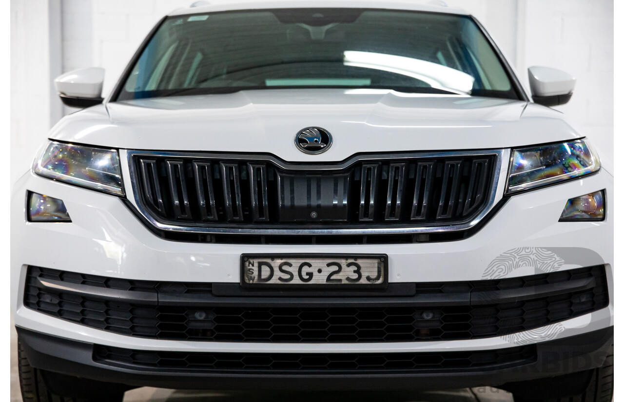 10/2017 Skoda Kodiaq 132 TSI (4x4) NS MY18 4d Wagon Candy White Turbo 2.0L - 7 Seater